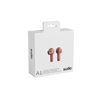 Ecouteurs intra-auriculaires sans fil Sudio A1 Terracotta