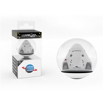 Figurine connectée Lumibowl Space X logo Crew dragon