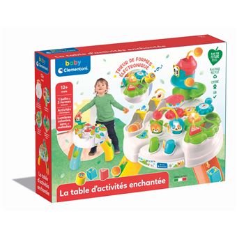 Jeu D Eveil Clementoni La Table D Activites Enchantee Jeu D Eveil Achat Prix Fnac