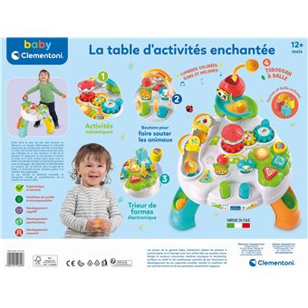 Jeu d'éveil Clementoni La table d'activités enchantée