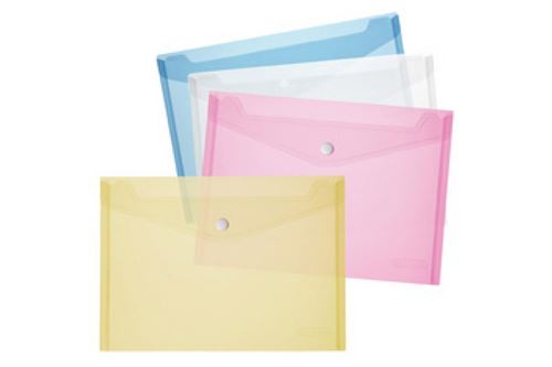 herlitz Pochette pour documents, A5, PP, blanc / transparent