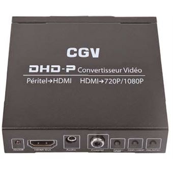 Convertisseur vidéo CGV DHD-P Péritel vers HDMI Noir