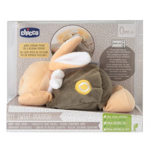 Chicco Multicolore Peluche Chauffante Lapin