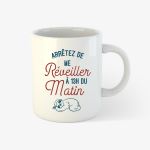 Mug Kapsul Arrêtez de me réveiller à 13h du matin