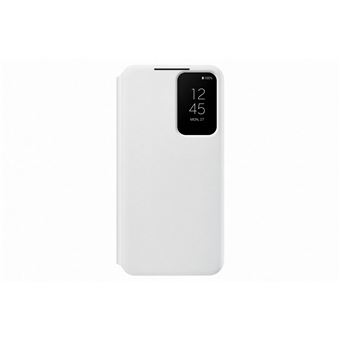 Etui Folio Smart Clear View pour Samsung Galaxy S22 Blanc