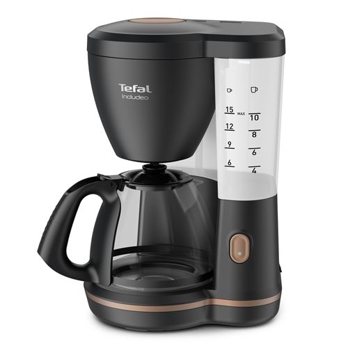 Cafetière filtre Tefal Includeo CM533811 1000 W Noir