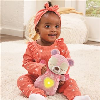 Peluche interactive Vtech Baby Mon ourson Lumi Dodo Rose