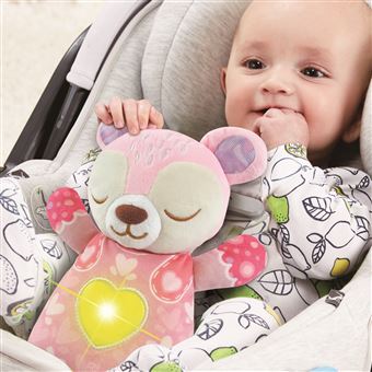 Peluche interactive Vtech Baby Mon ourson Lumi Dodo Rose