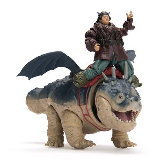 Pack 2 Figurines Dragon et Viking Dreamworks Dragons Movie 25 cm Modèle aléatoire