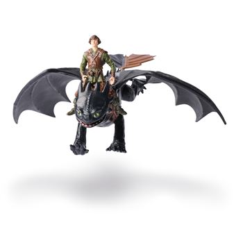 Pack 2 Figurines Dragon et Viking Dreamworks Dragons Movie 25 cm Modèle aléatoire