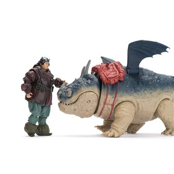 Pack 2 Figurines Dragon et Viking Dreamworks Dragons Movie 25 cm Modèle aléatoire