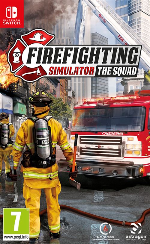 Pochette avant du jeu Firefighting Simulator The Squad Nintendo Switch
