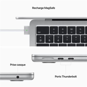 MacBook Air (M2, 2022) - Caractéristiques techniques (FR)