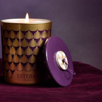 Bougie décorative parfumée Esteban Figue noire