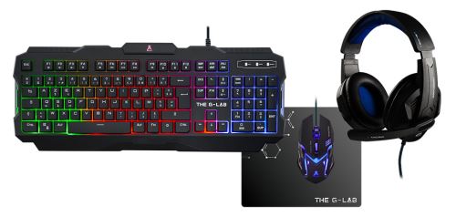 Pack Gaming The G-Lab Argon Clavier + Souris + Casque