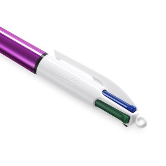 Stylo à bille Bic Shine 4 couleurs Violet