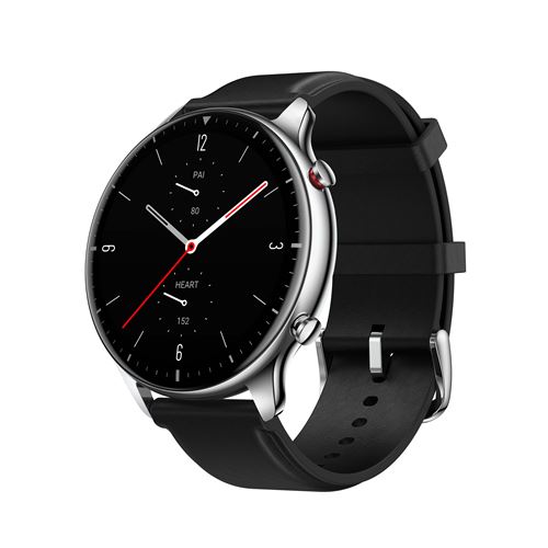 Amazfit GTR 2 - Classic - smart watch met riem - leer - obsidian black - display 1.39 - Wi-Fi, Bluetooth - 39 g