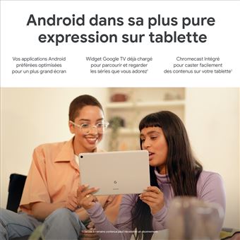 Tablette tactile Google Pixel Tablet 11" 256 Go Porcelaine