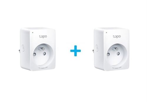 Tp-Link Blanc Pack De 2 Mini Prises Connectées Wifi Avec Suivi De Consommation Tapo P110m