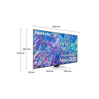 TV Samsung Neo QLED 85'' QE85QN85B 4K UHD Gris argent 2022