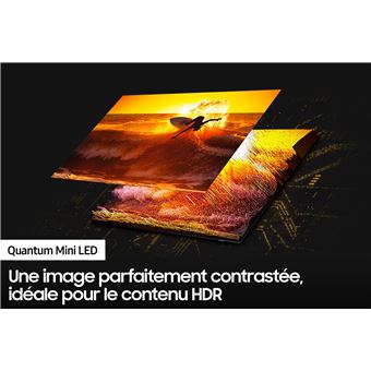 TV Samsung Neo QLED 85'' QE85QN85B 4K UHD Gris argent 2022