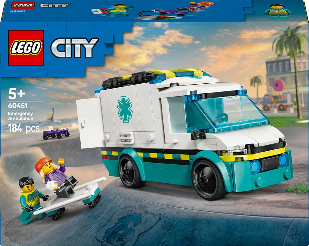 LEGO® City 60451 L’ambulance de secours - Lego - Achat & prix | fnac
