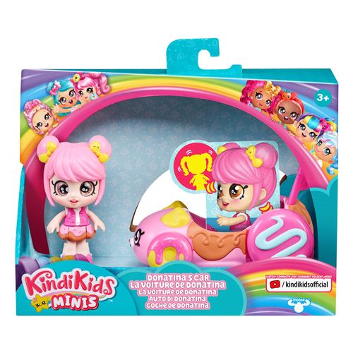Set Kindi Kids la voiture de course et 1 mini poupée