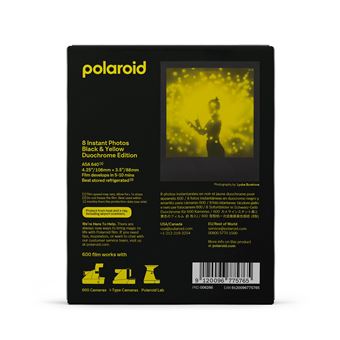 Polaroid Originals B&W i‑Type Film pellicule polaroid 8 pièce(s) 107 x 88 mm