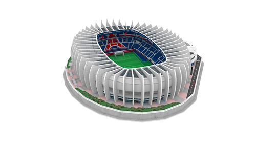 Un puzzle 3D Megableu pour donnez vie au stade du PSG
