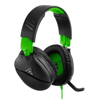 Micro-casque Gaming filaire Turtle Beach Recon 70 Noir et Vert pour Xbox One