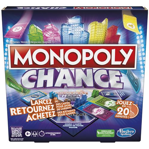 Jeu classique Monopoly Chance État correct -  reconditionné disponible sur Fnac