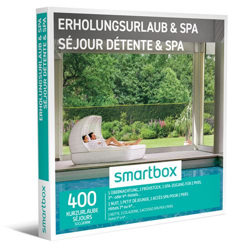Coffret cadeau Smartbox Séjour détente et spa