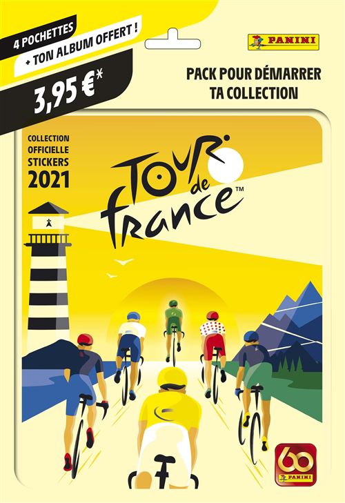 Album 4 pochettes Panini Tour de France 2021