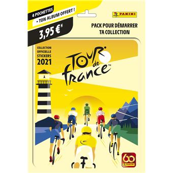 Album 4 pochettes Panini Tour de France 2021