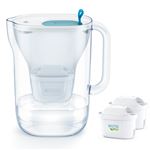 Carafe filtrante Brita Style avec 2 cartouches Maxtra Pro 1051520 Bleu