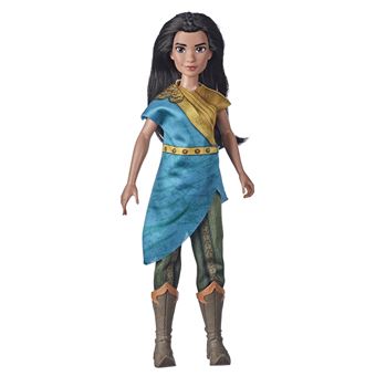 Poupée Disney Princesses Raya avec ses tenues d'aventurières