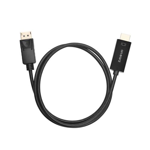 Câble DisplayPort vers HDMI On Earz Mobile Gear 1m Noir