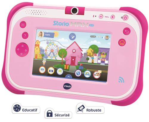 VTECH TABLETTE STORIO MAX 2.0 5'' ROSE