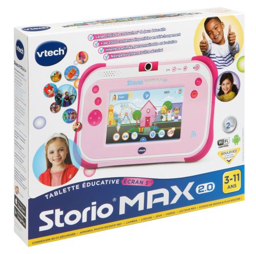 Jeux Storio Tablette Storio Max Vtech Storio Max Pink Tablette Jeux Éducatif Jeu Vidéo Électronique Rose 