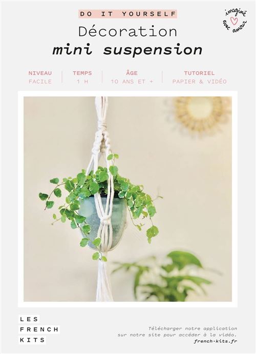 Kit créatif French kits Macramé Mini Suspension