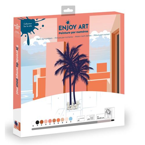 Peinture par numéros OZ International Sous les Palmiers