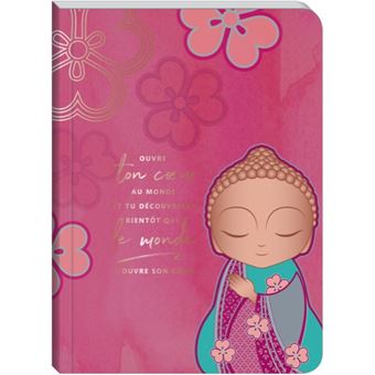 Carnet à message Little Buddha Ouverture Rose