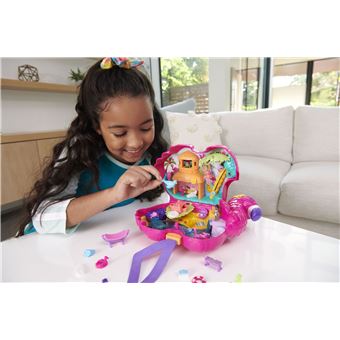 Coffret univers miniature Polly Pocket Flamant Surprises Rose