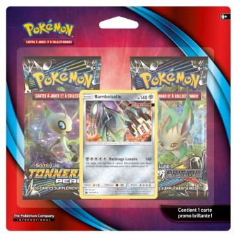 Pack 2 Boosters Pokémon Soleil et Lune Modèle Aléatoire