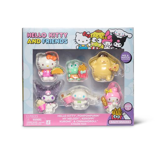 Hello Kitty Coffret de 6 Personnages de 5 cm