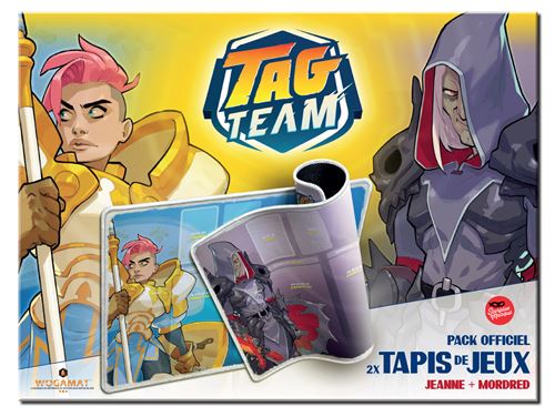 Pack Officiel 2 tapis de jeux Wogamat Tag Team Jeanne et Mordred - Wogamat
