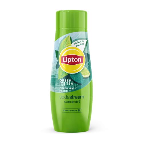 Concentré Sodastream Lipton Green Ice Tea Saveur Menthe Citron Vert 440 ml