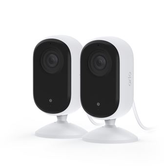 Pack de 2 Caméras de surveillance Arlo Essential intérieur 2K Blanc - 1