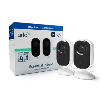 Caméra Surveillance Intérieure Arlo Essential 3 FHD - WiFi, Obturateur Privacité, Détection IA, Audio Bidirectionnel