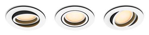 Philips Hue White Ambiance, Milliskin spots encastrés blancs 3x5W
